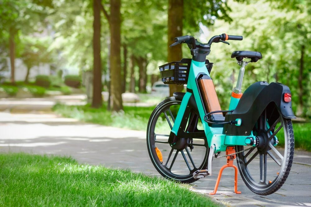 bike,share,rent,in,city,street.,bicycle,sharing,service.,electric