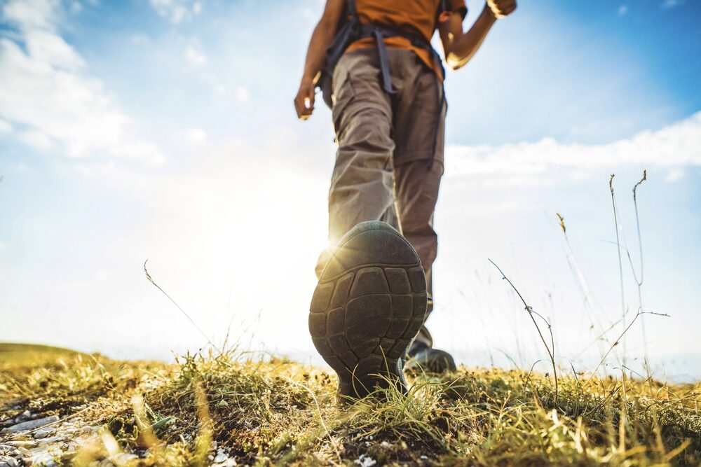 close up,photo,of,male,legs,in,trekking,boots,walking,on close up,photo,of,male,legs,in,trekking,boots,walking,on