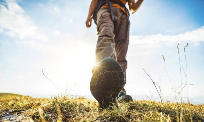 close up,photo,of,male,legs,in,trekking,boots,walking,on close up,photo,of,male,legs,in,trekking,boots,walking,on